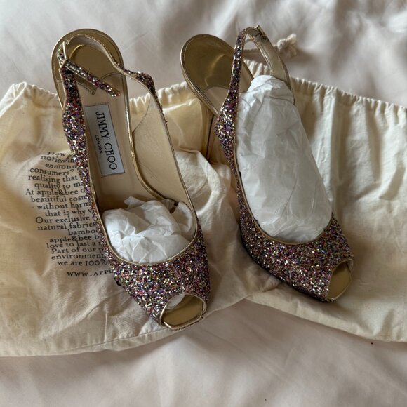 Jimmy Choo "Clue" Slingback Pump - Picture 3 of 10